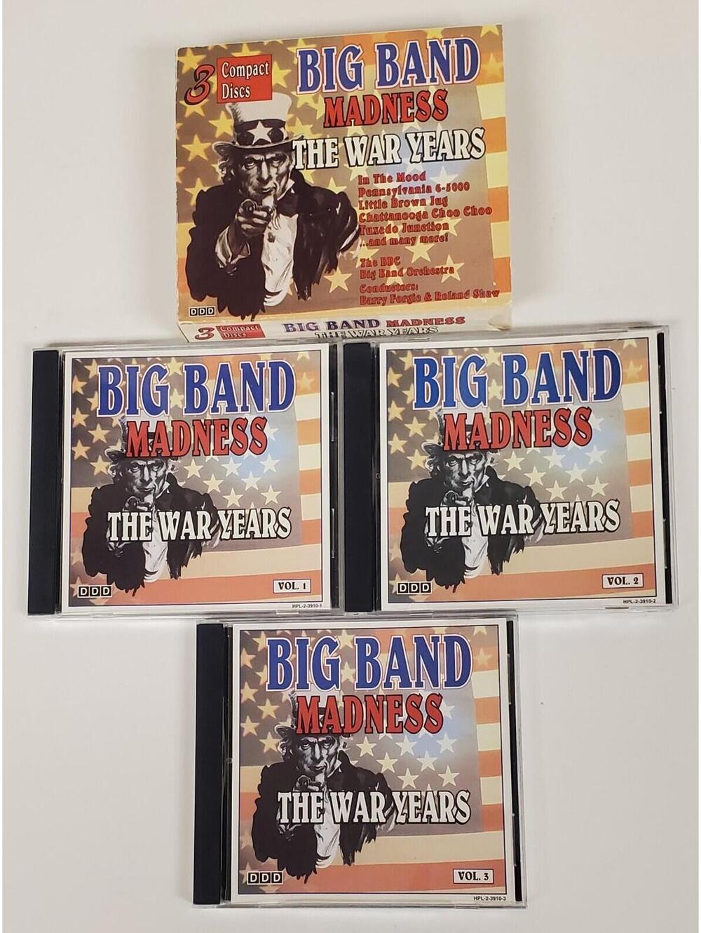 Big Band Madness The War Years 3-CD Box Set BBC Orchestra Swing WWII Era - Picture 3 of 7